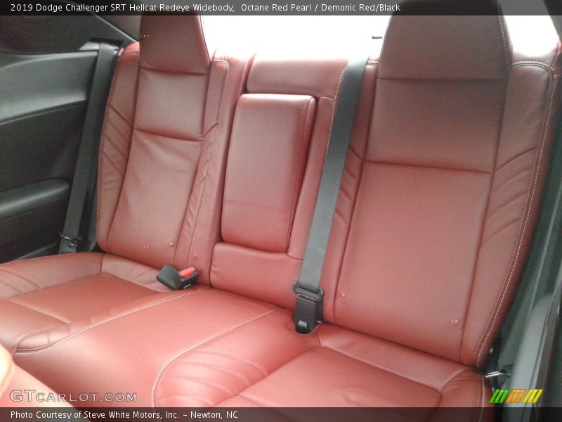 Rear Seat of 2019 Challenger SRT Hellcat Redeye Widebody
