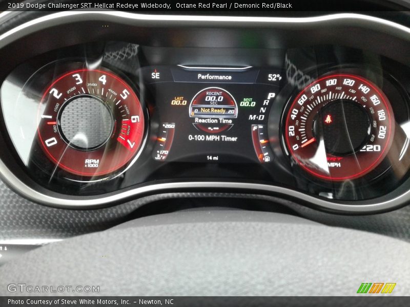  2019 Challenger SRT Hellcat Redeye Widebody SRT Hellcat Redeye Widebody Gauges
