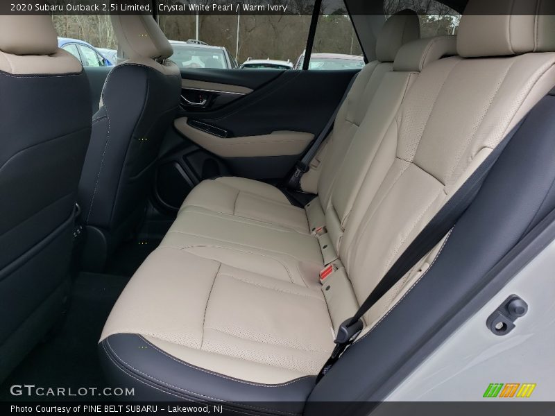 Rear Seat of 2020 Outback 2.5i Limited