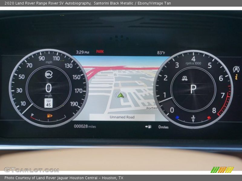  2020 Range Rover SV Autobiography SV Autobiography Gauges