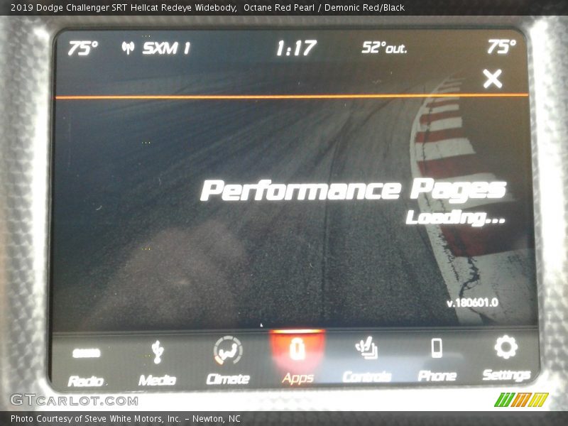 Octane Red Pearl / Demonic Red/Black 2019 Dodge Challenger SRT Hellcat Redeye Widebody