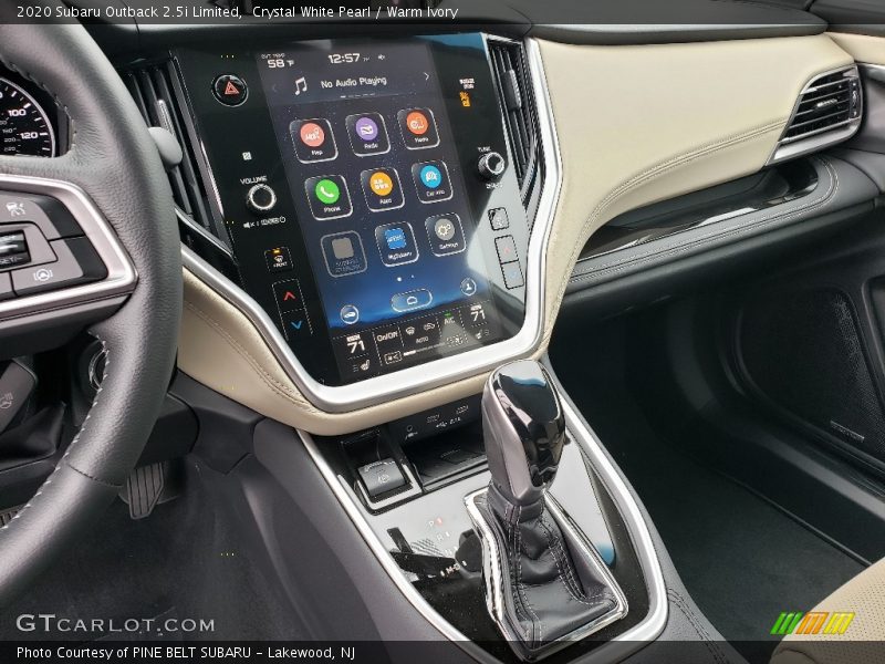 Crystal White Pearl / Warm Ivory 2020 Subaru Outback 2.5i Limited