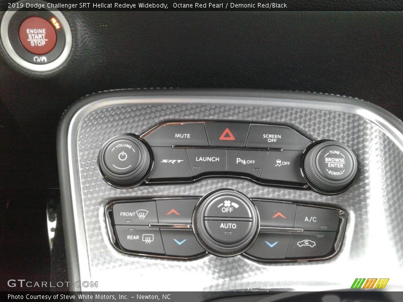 Octane Red Pearl / Demonic Red/Black 2019 Dodge Challenger SRT Hellcat Redeye Widebody