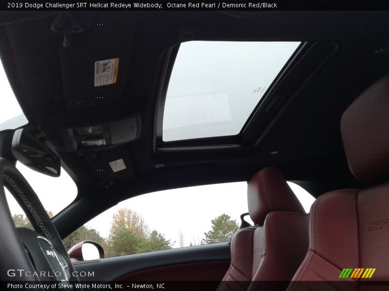 Octane Red Pearl / Demonic Red/Black 2019 Dodge Challenger SRT Hellcat Redeye Widebody