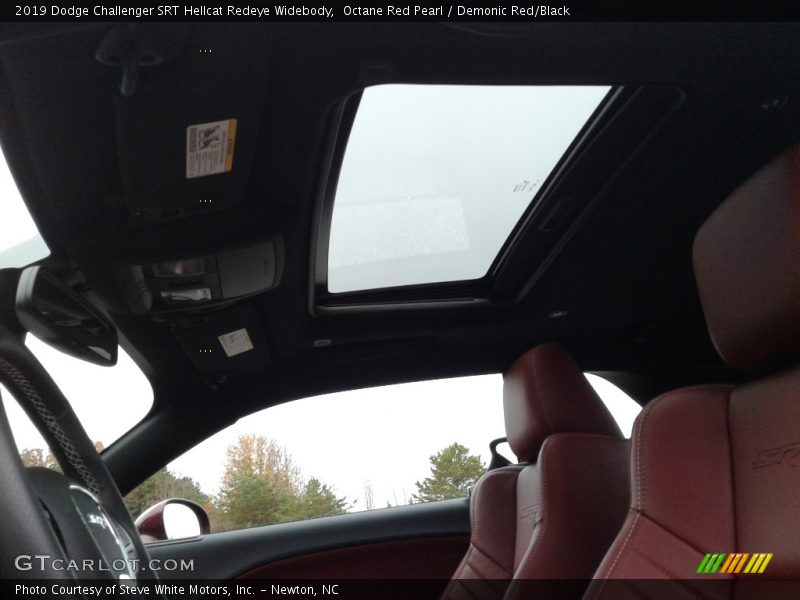 Octane Red Pearl / Demonic Red/Black 2019 Dodge Challenger SRT Hellcat Redeye Widebody