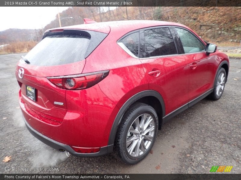 Soul Red Crystal Metallic / Black 2019 Mazda CX-5 Grand Touring AWD