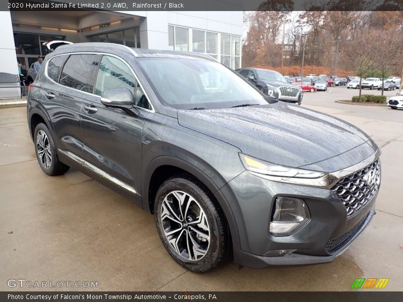 Rainforest / Black 2020 Hyundai Santa Fe Limited 2.0 AWD