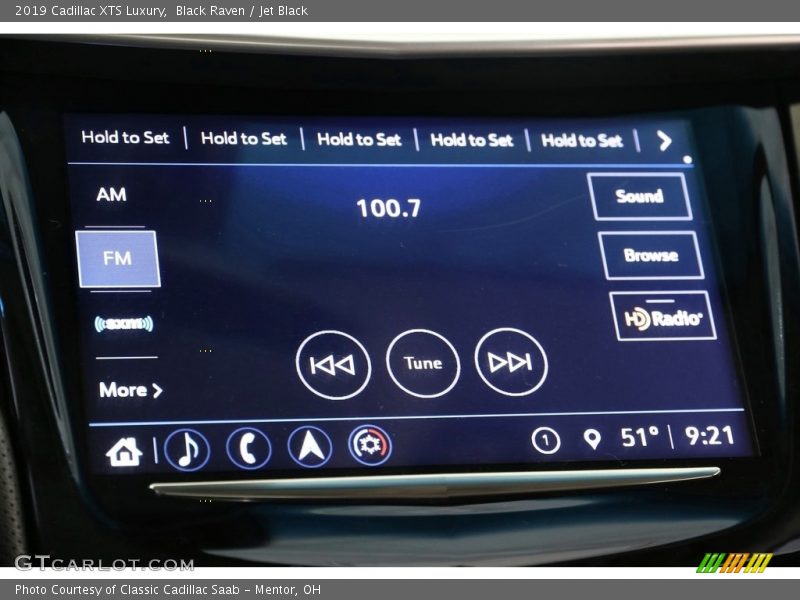 Black Raven / Jet Black 2019 Cadillac XTS Luxury