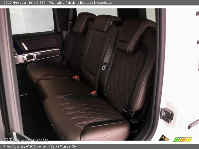 Rear Seat of 2019 G 550