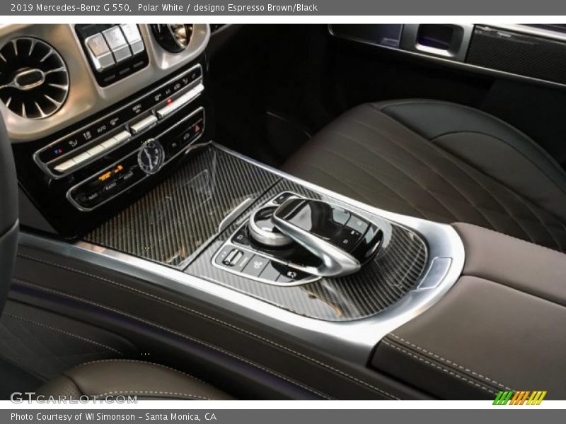 Controls of 2019 G 550