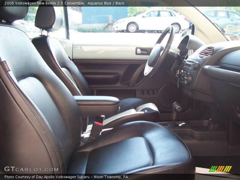 Aquarius Blue / Black 2006 Volkswagen New Beetle 2.5 Convertible