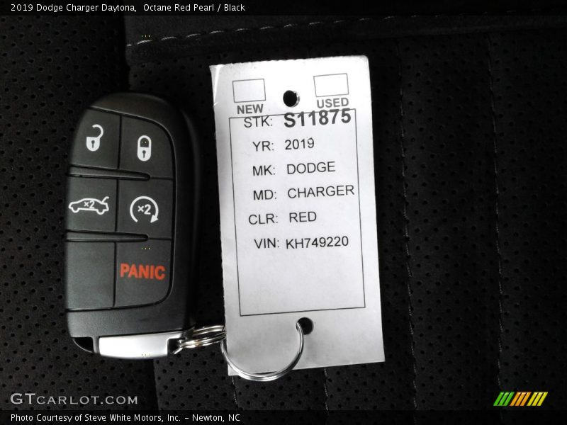 Octane Red Pearl / Black 2019 Dodge Charger Daytona