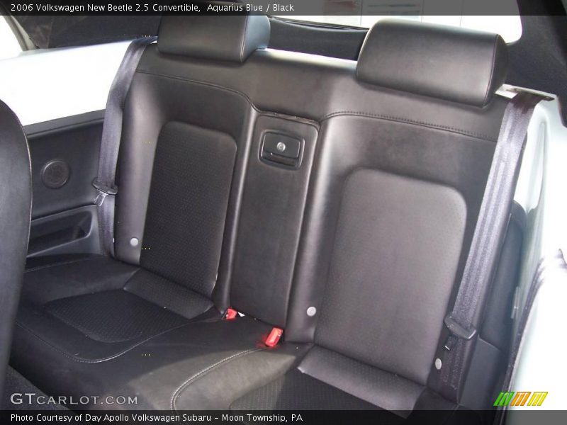 Aquarius Blue / Black 2006 Volkswagen New Beetle 2.5 Convertible
