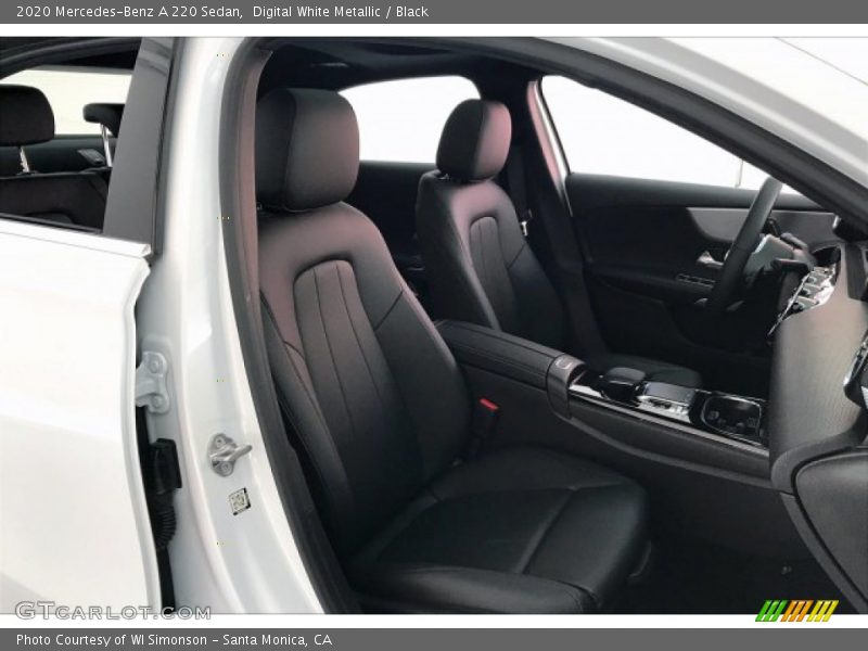 Digital White Metallic / Black 2020 Mercedes-Benz A 220 Sedan