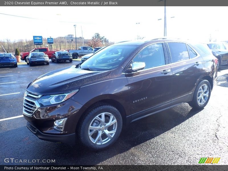 Chocolate Metallic / Jet Black 2020 Chevrolet Equinox Premier AWD