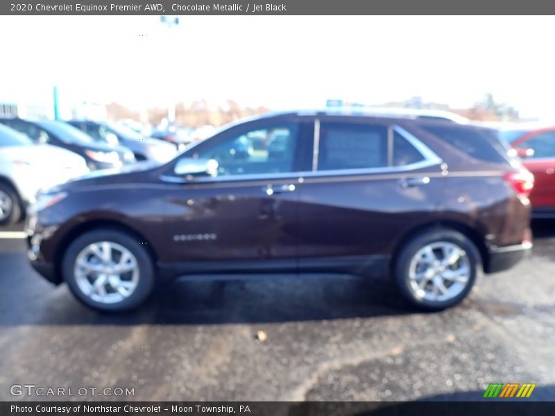 Chocolate Metallic / Jet Black 2020 Chevrolet Equinox Premier AWD