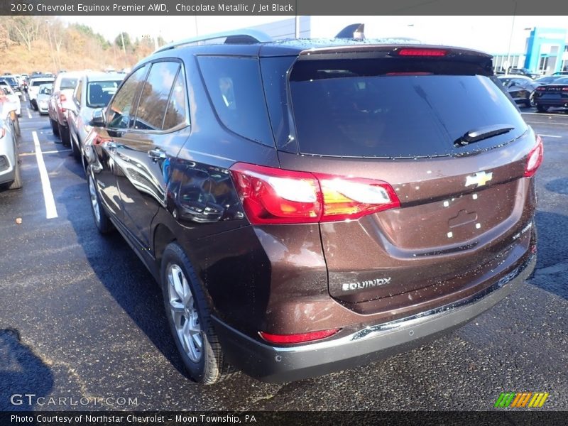 Chocolate Metallic / Jet Black 2020 Chevrolet Equinox Premier AWD