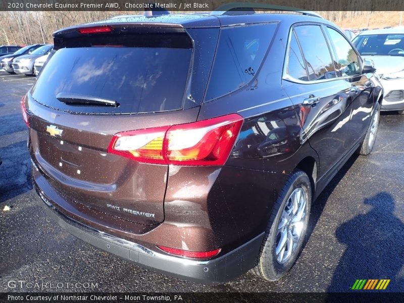 Chocolate Metallic / Jet Black 2020 Chevrolet Equinox Premier AWD