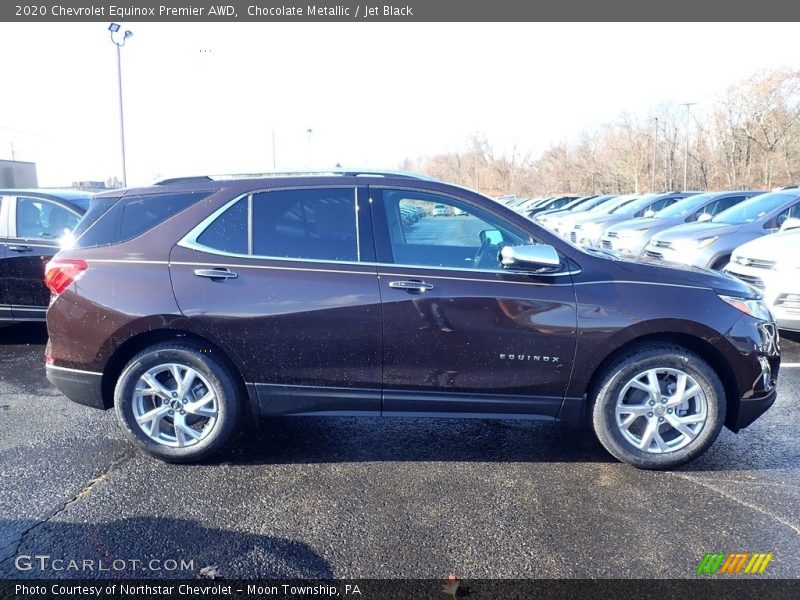 Chocolate Metallic / Jet Black 2020 Chevrolet Equinox Premier AWD