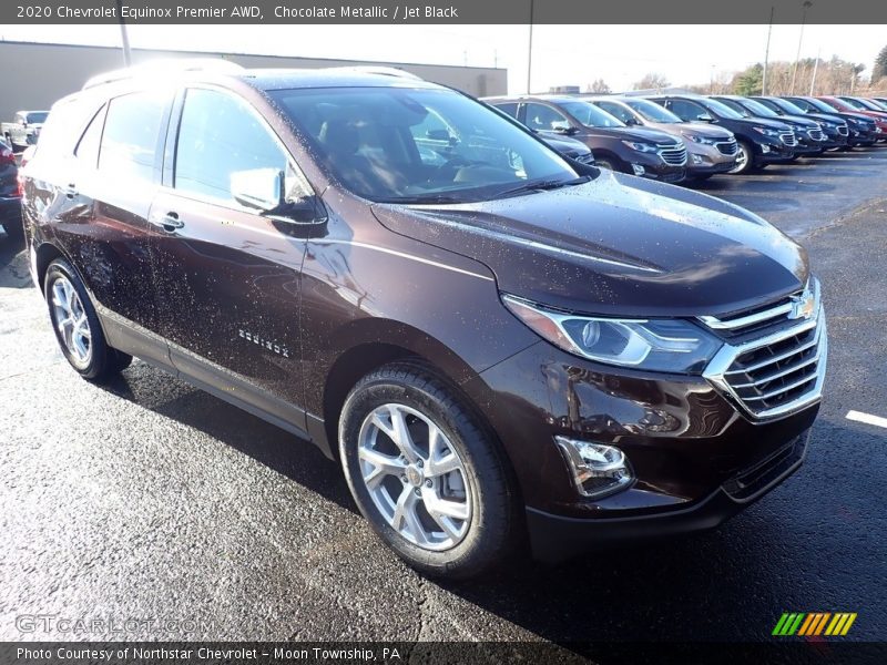 Chocolate Metallic / Jet Black 2020 Chevrolet Equinox Premier AWD