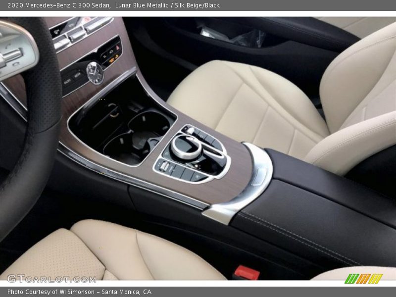 Lunar Blue Metallic / Silk Beige/Black 2020 Mercedes-Benz C 300 Sedan