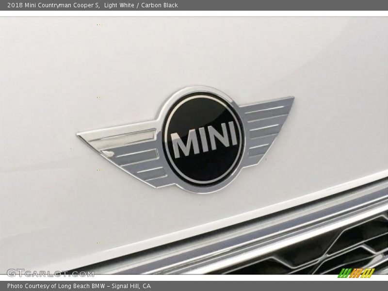 Light White / Carbon Black 2018 Mini Countryman Cooper S