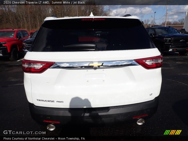 Summit White / Jet Black 2020 Chevrolet Traverse LT AWD