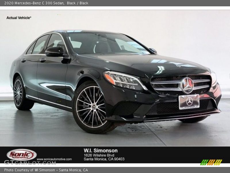 Black / Black 2020 Mercedes-Benz C 300 Sedan
