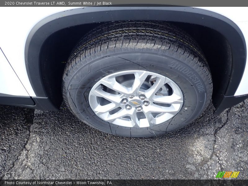 Summit White / Jet Black 2020 Chevrolet Traverse LT AWD