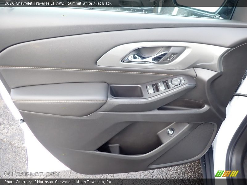 Summit White / Jet Black 2020 Chevrolet Traverse LT AWD
