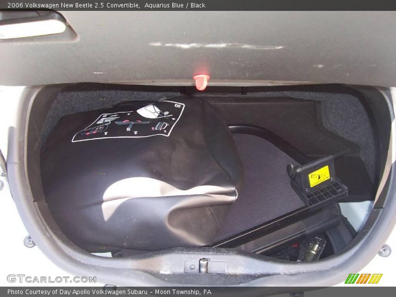 Aquarius Blue / Black 2006 Volkswagen New Beetle 2.5 Convertible