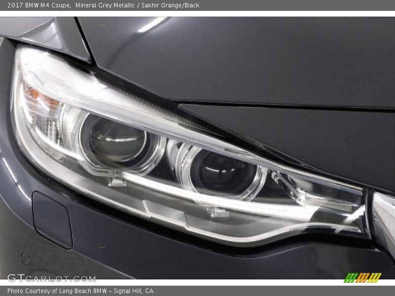 Mineral Grey Metallic / Sakhir Orange/Black 2017 BMW M4 Coupe