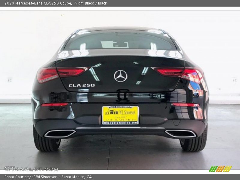 Night Black / Black 2020 Mercedes-Benz CLA 250 Coupe