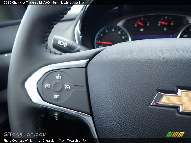 Summit White / Jet Black 2020 Chevrolet Traverse LT AWD