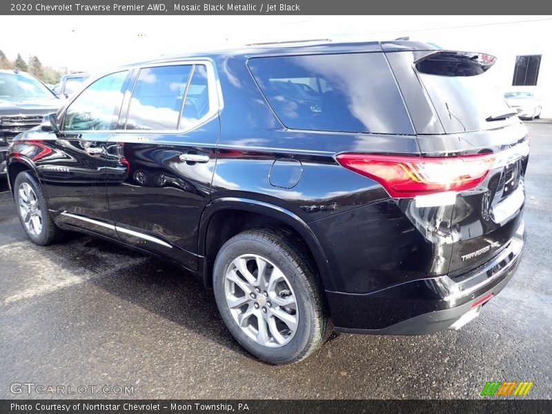 Mosaic Black Metallic / Jet Black 2020 Chevrolet Traverse Premier AWD