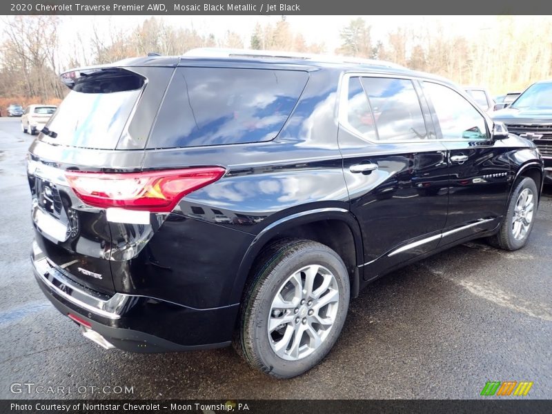 Mosaic Black Metallic / Jet Black 2020 Chevrolet Traverse Premier AWD
