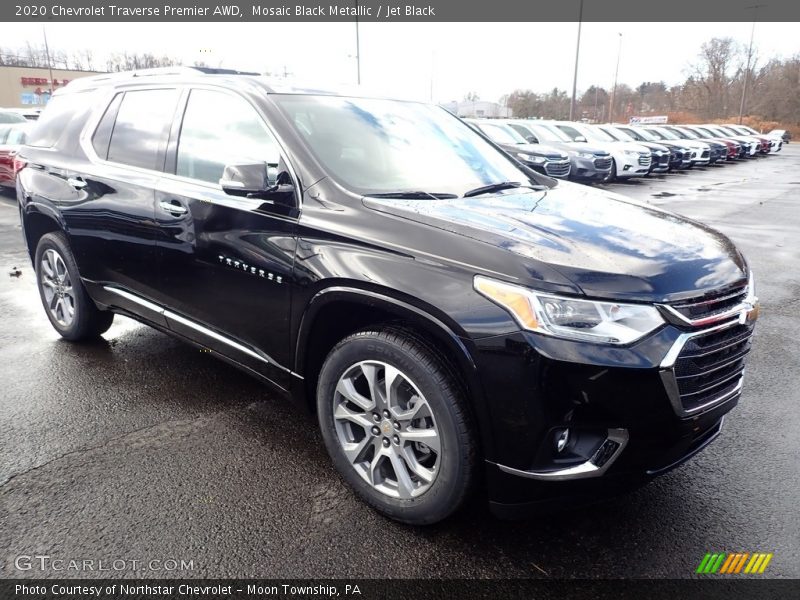 Mosaic Black Metallic / Jet Black 2020 Chevrolet Traverse Premier AWD