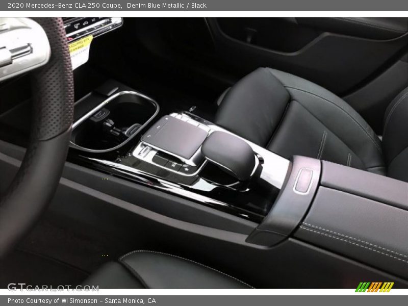 Denim Blue Metallic / Black 2020 Mercedes-Benz CLA 250 Coupe