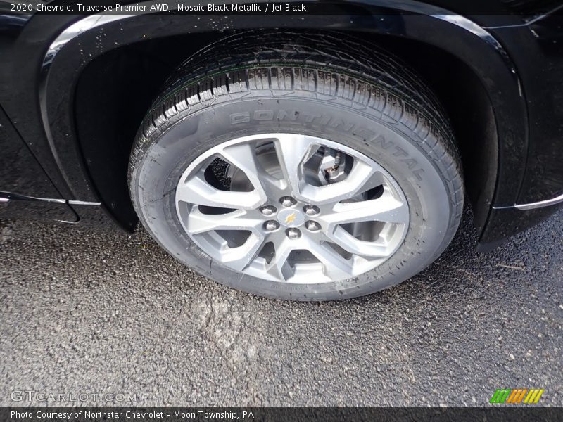 Mosaic Black Metallic / Jet Black 2020 Chevrolet Traverse Premier AWD