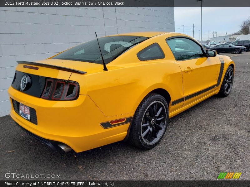 School Bus Yellow / Charcoal Black 2013 Ford Mustang Boss 302