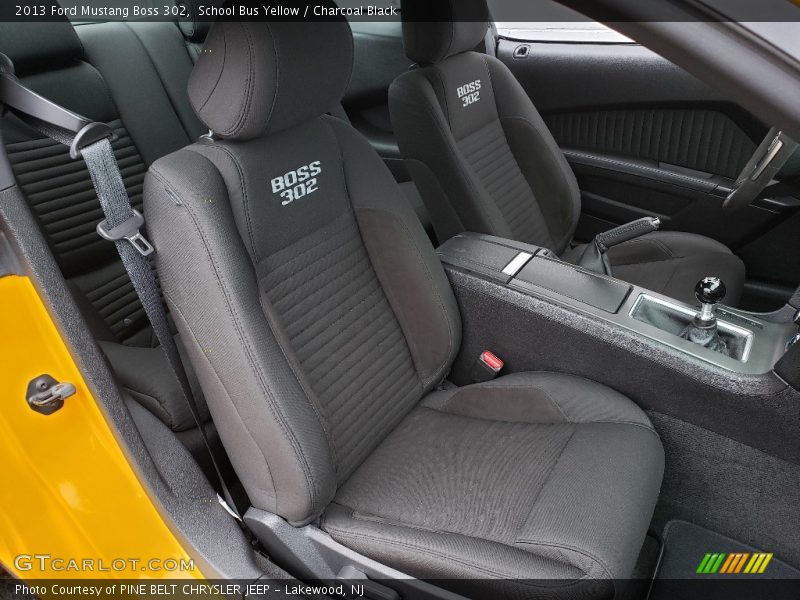 Front Seat of 2013 Mustang Boss 302