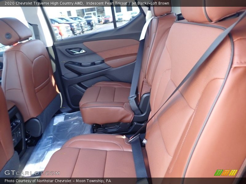 Iridescent Pearl Tricoat / Jet Black/­Loft Brown 2020 Chevrolet Traverse High Country AWD