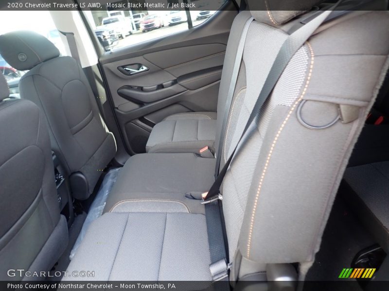 Mosaic Black Metallic / Jet Black 2020 Chevrolet Traverse LS AWD