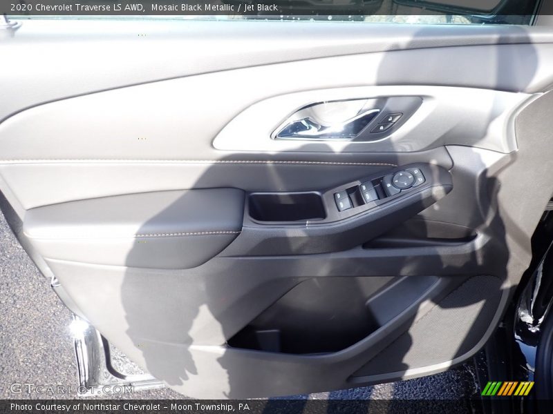 Mosaic Black Metallic / Jet Black 2020 Chevrolet Traverse LS AWD