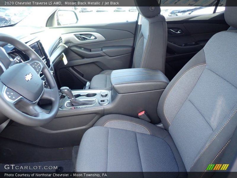 Mosaic Black Metallic / Jet Black 2020 Chevrolet Traverse LS AWD