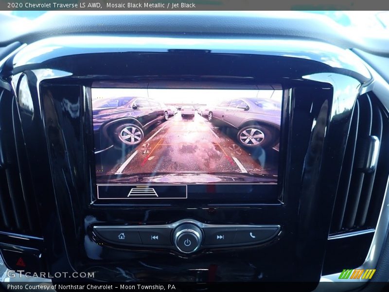 Mosaic Black Metallic / Jet Black 2020 Chevrolet Traverse LS AWD