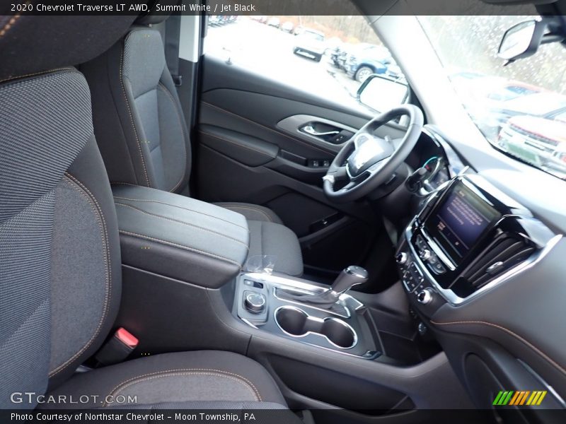 Summit White / Jet Black 2020 Chevrolet Traverse LT AWD