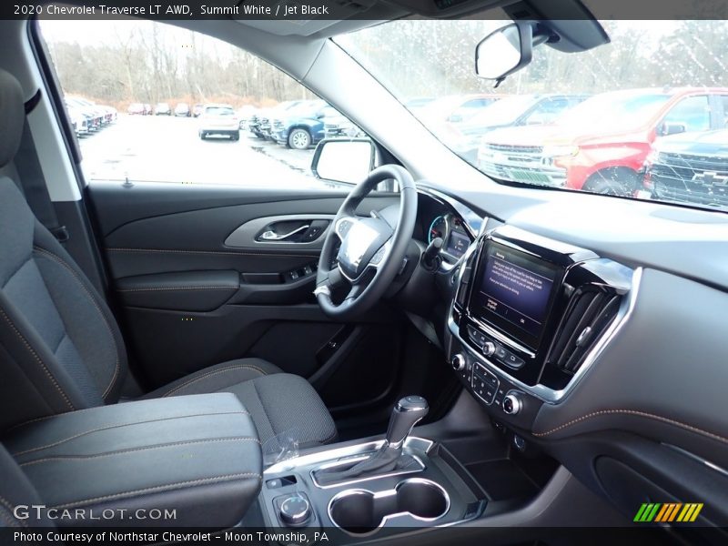 Summit White / Jet Black 2020 Chevrolet Traverse LT AWD