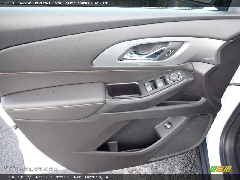 Summit White / Jet Black 2020 Chevrolet Traverse LT AWD
