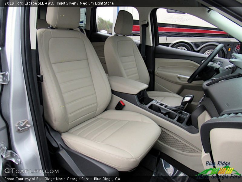 Ingot Silver / Medium Light Stone 2019 Ford Escape SEL 4WD